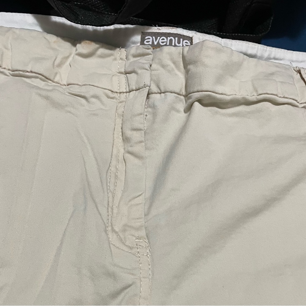 Avenue signature chino shorts plus size